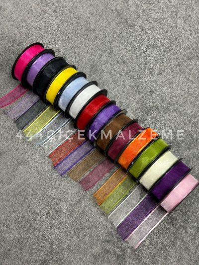 Lila Şifon Kurdele 2.5 Cm - Görsel 2