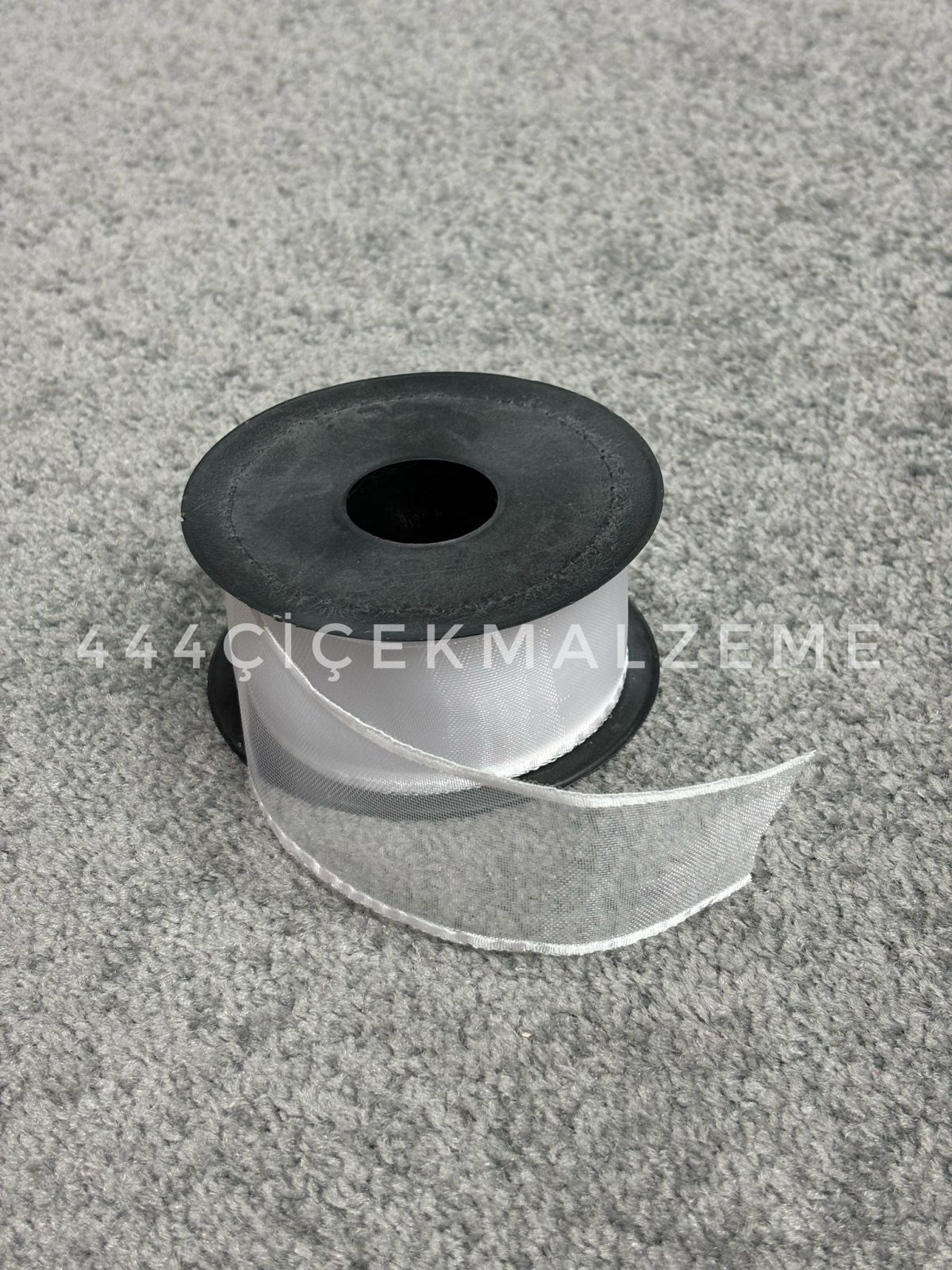 beyaz-4cm-şifon Kalın Beyaz Şifon 4 Cm - Görsel 1