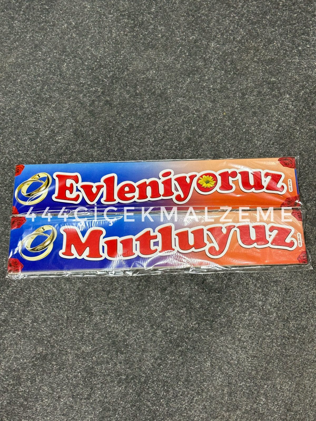 evleniyoruz Evleniyoruz-Mutluyuz Plakalık - Görsel 1
