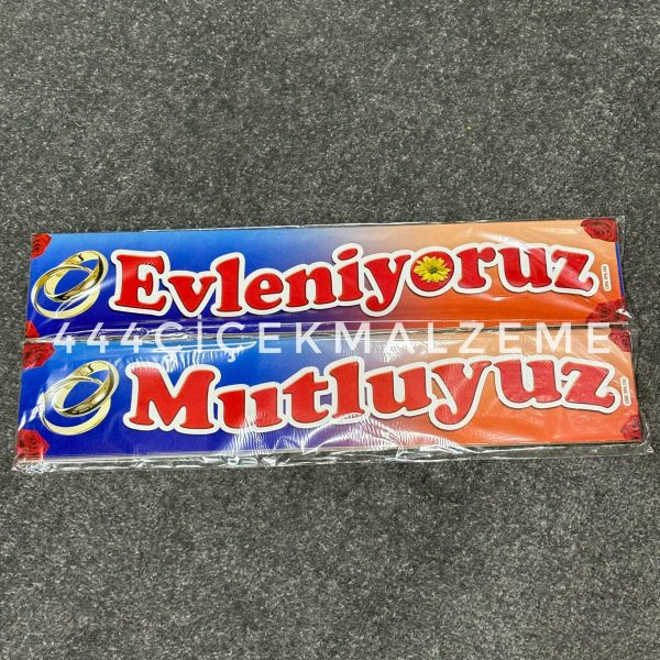 Evleniyoruz-Mutluyuz Plakalık