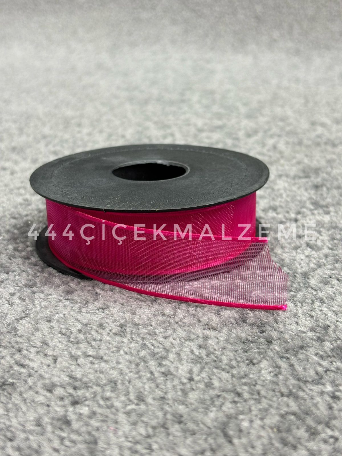 fuşya Fuşya Şifon Kurdele 2.5 Cm - Görsel 1