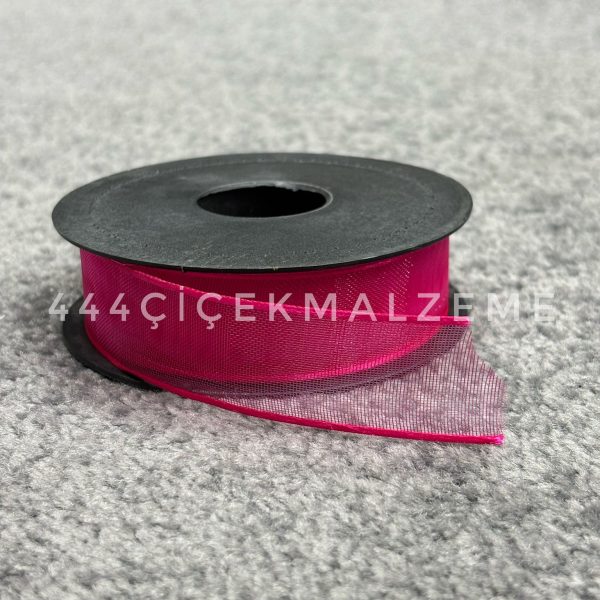 Fuşya Şifon Kurdele 2.5 Cm