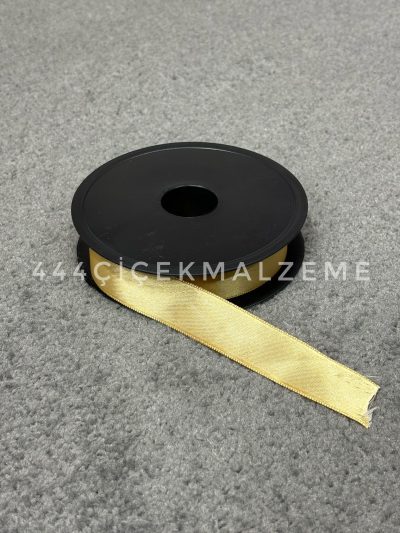 Gold Saten Kurdele 2.5 Cm