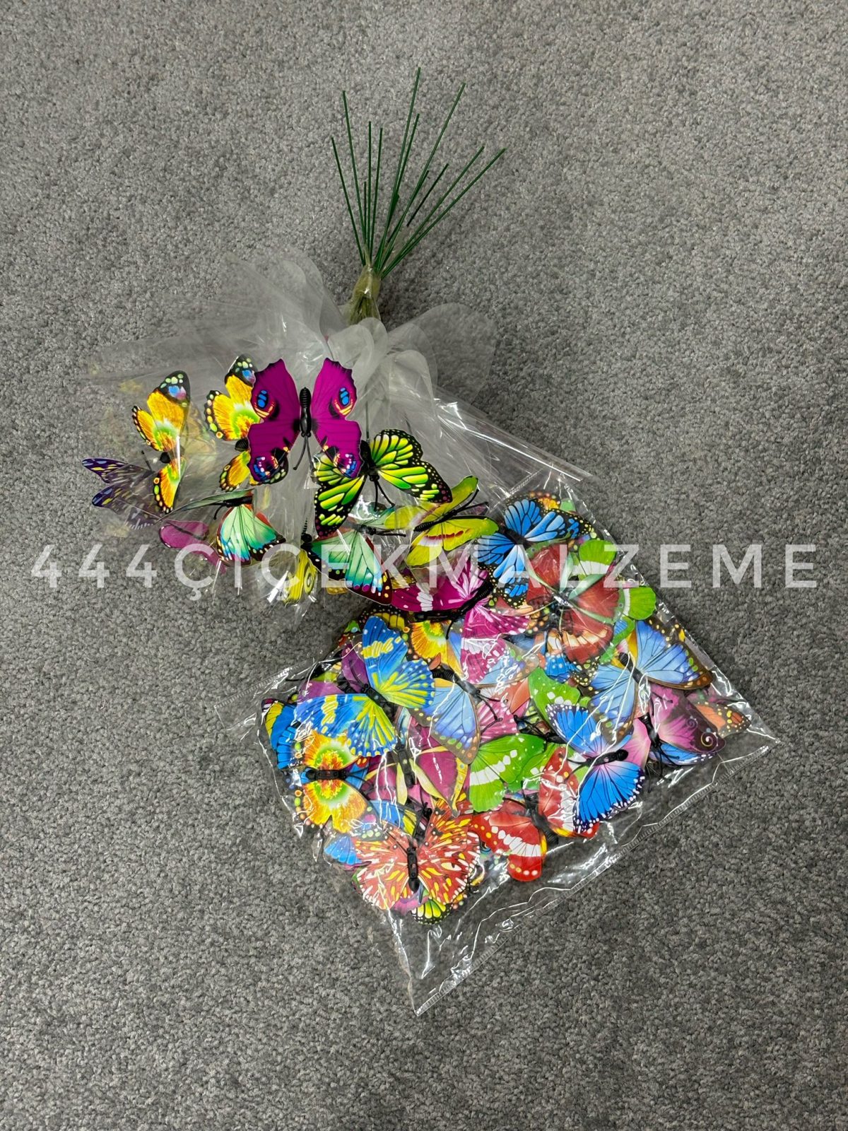 kelebek-1 Renkli Kelebek (100'LÜ) - Görsel 2