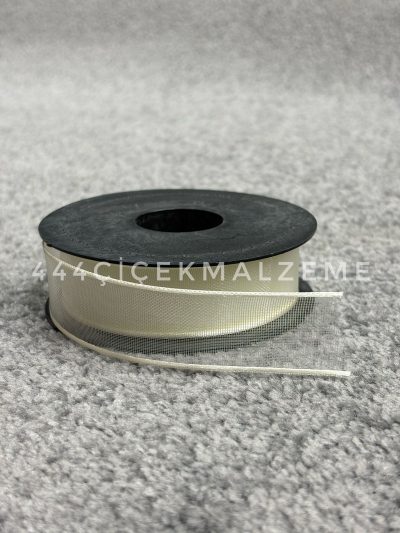 Krem Şifon Kurdele 2.5 Cm