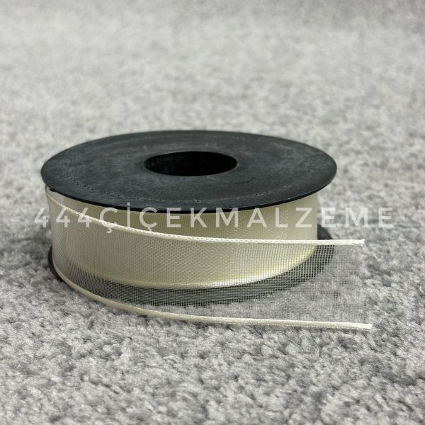 Krem Şifon Kurdele 2.5 Cm