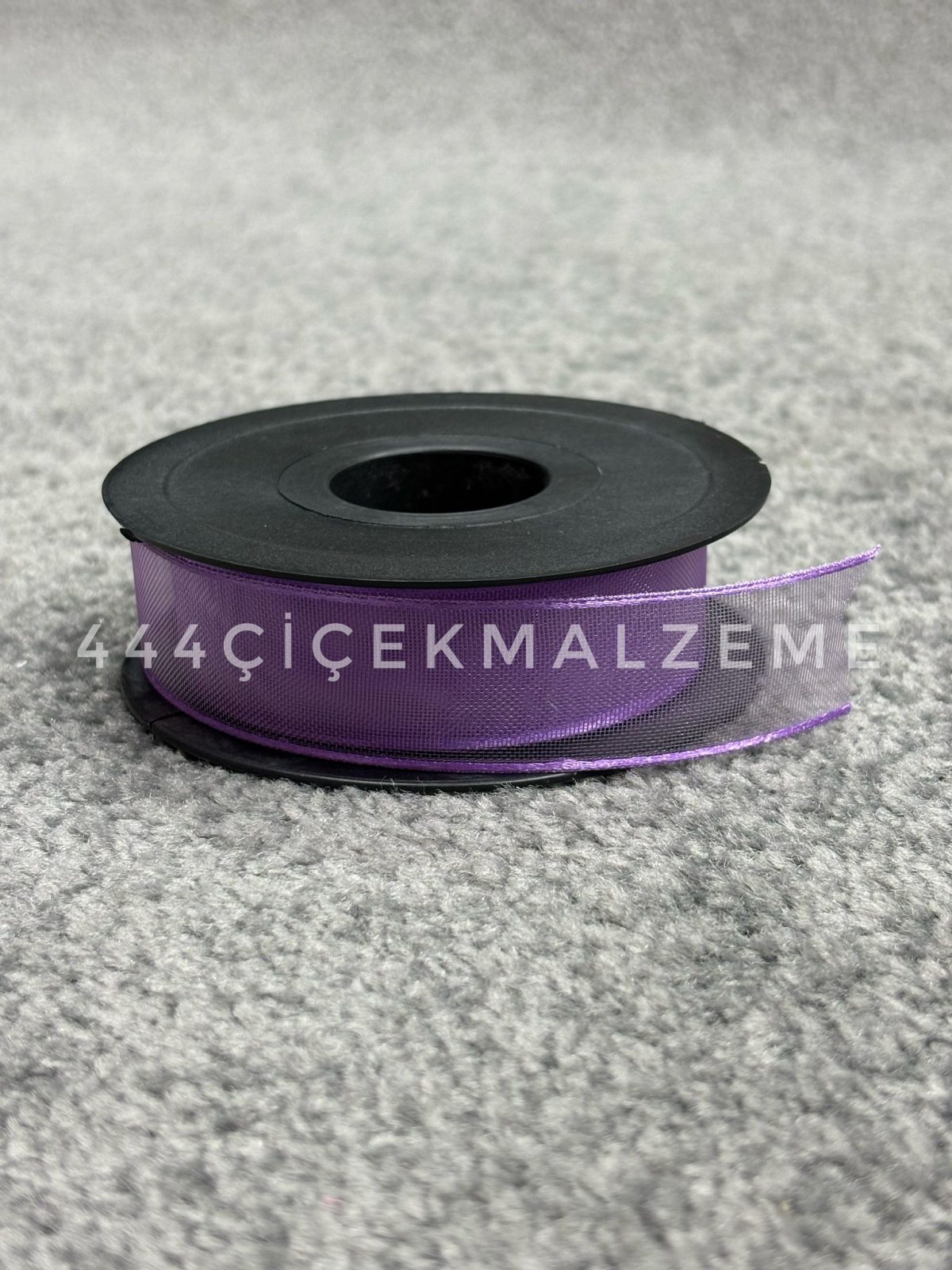 lila Lila Şifon Kurdele 2.5 Cm - Görsel 1