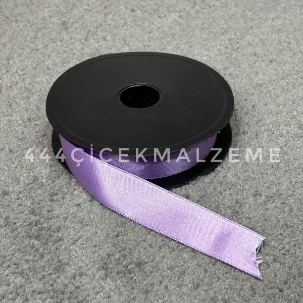 Lila Saten Kurdele 2.5 Cm