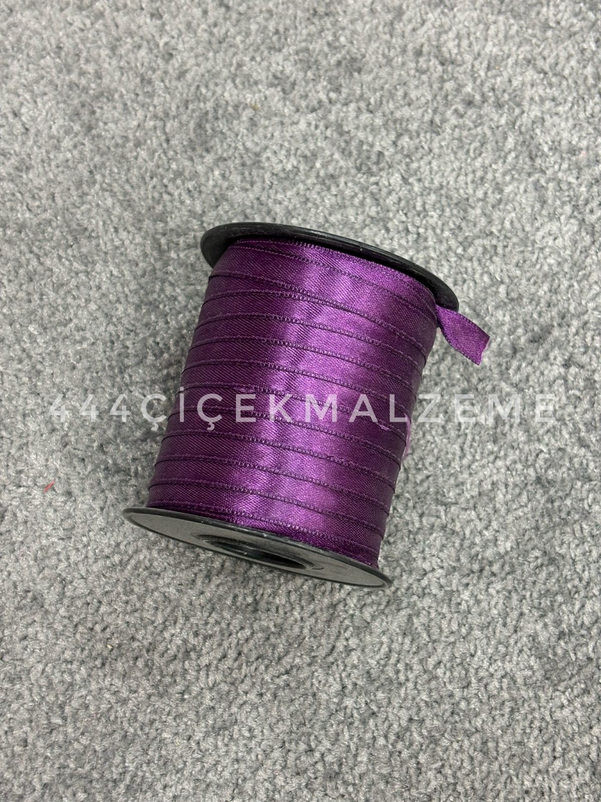 mürdüm-1cm-saten İnce Mürdüm Mor Saten Kurdele 1 Cm - Görsel 1