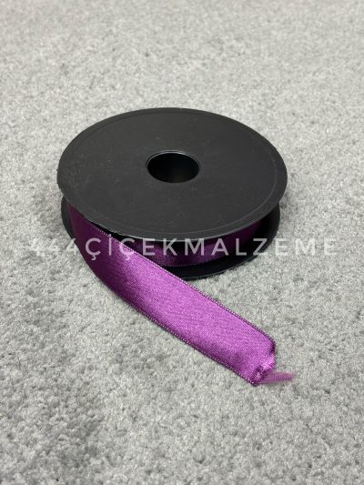 Mürdüm Mor Saten Kurdele 2.5 Cm