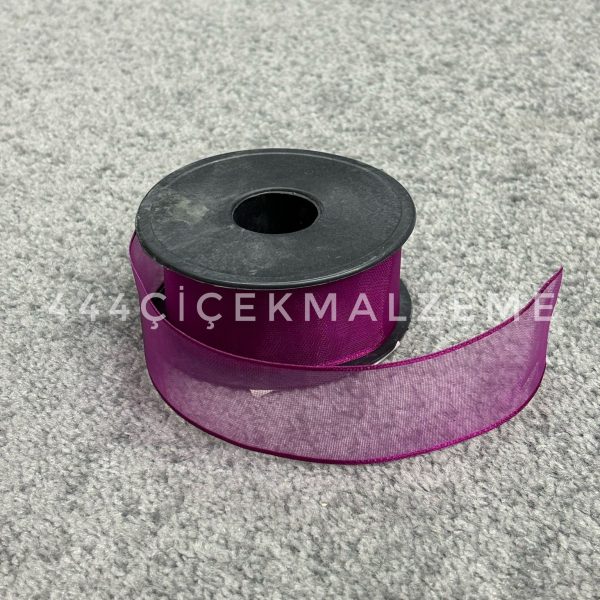 Kalın Mürdüm Şifon 4 Cm