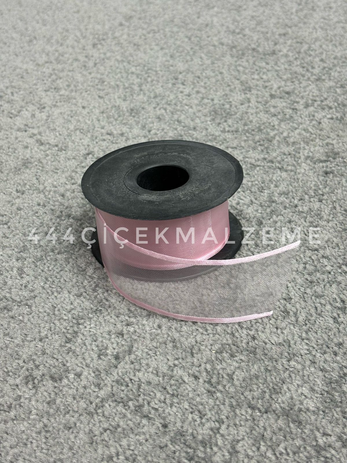 pembe-4cm-şifon Kalın Pembe Şifon 4 Cm - Görsel 1