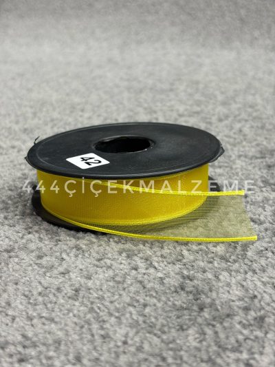 Sarı Şifon Kurdele 2.5 Cm