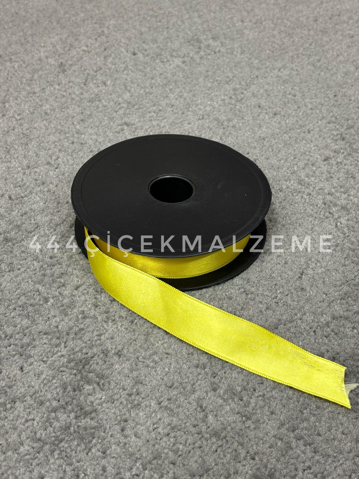 sarı Sarı Saten Kurdele 2.5 Cm - Görsel 1