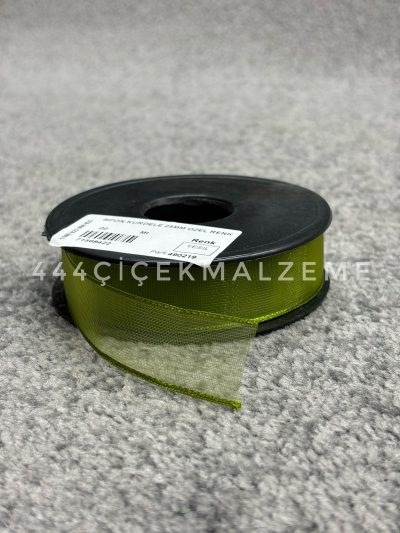 Yeşil Şifon Kurdele 2.5 Cm