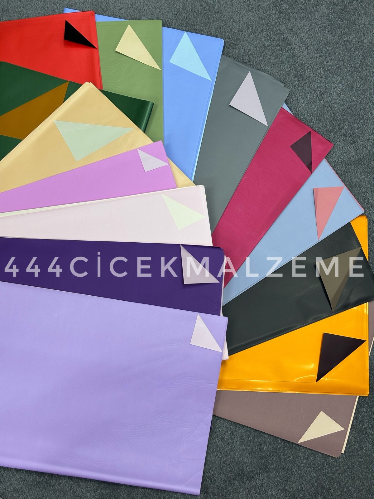 Yeşil-Krem Buket Kağıdı - Görsel 2